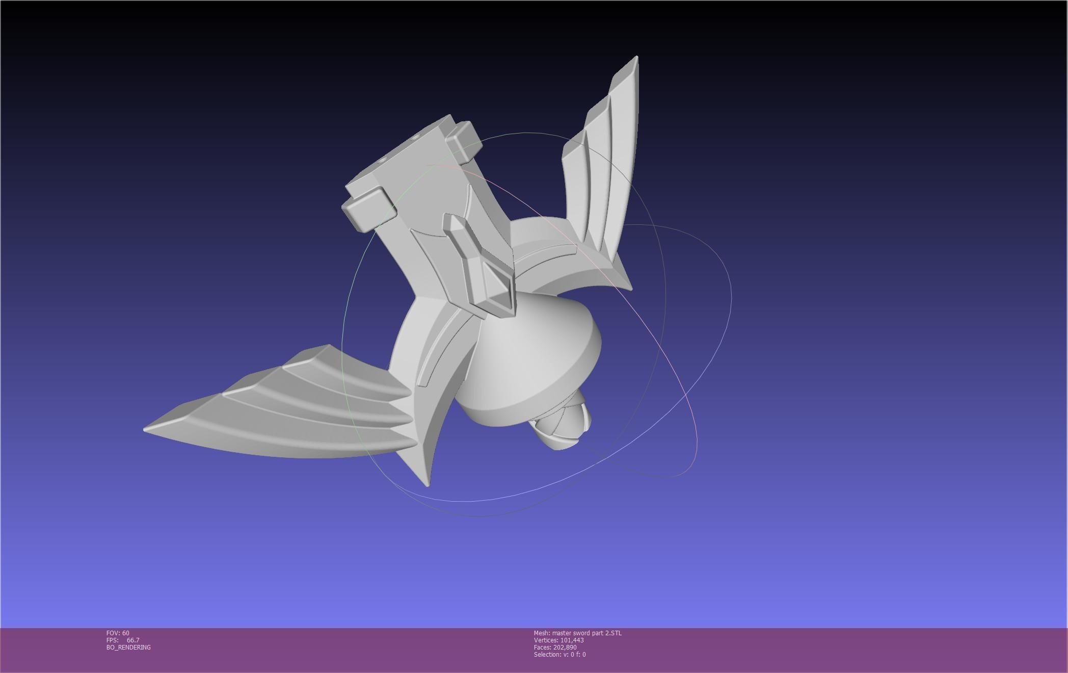 Zelda Master Sword Printable Assembly 3D print model_117