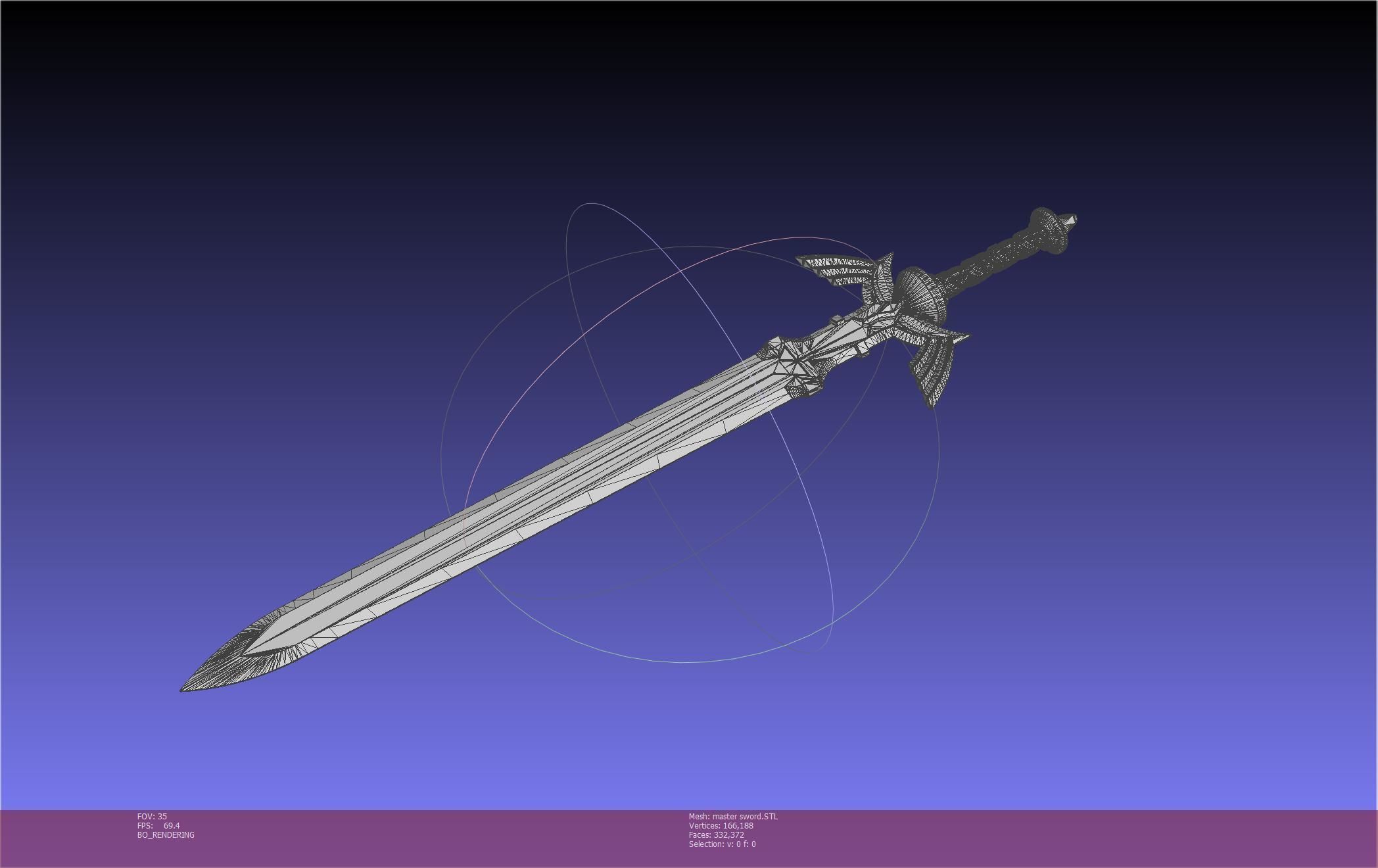 Zelda Master Sword Printable Assembly 3D print model_93