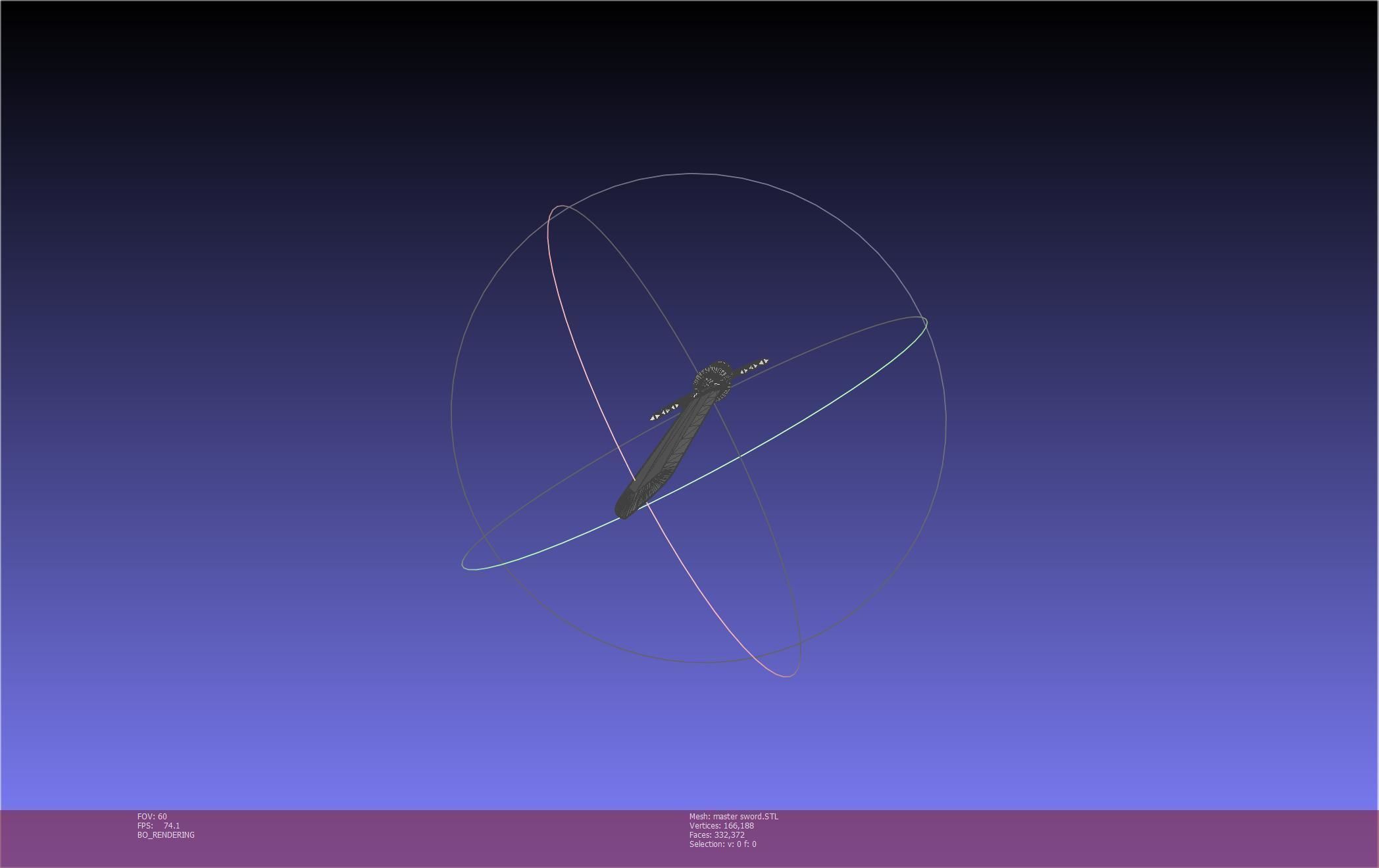 Zelda Master Sword Printable Assembly 3D print model_19