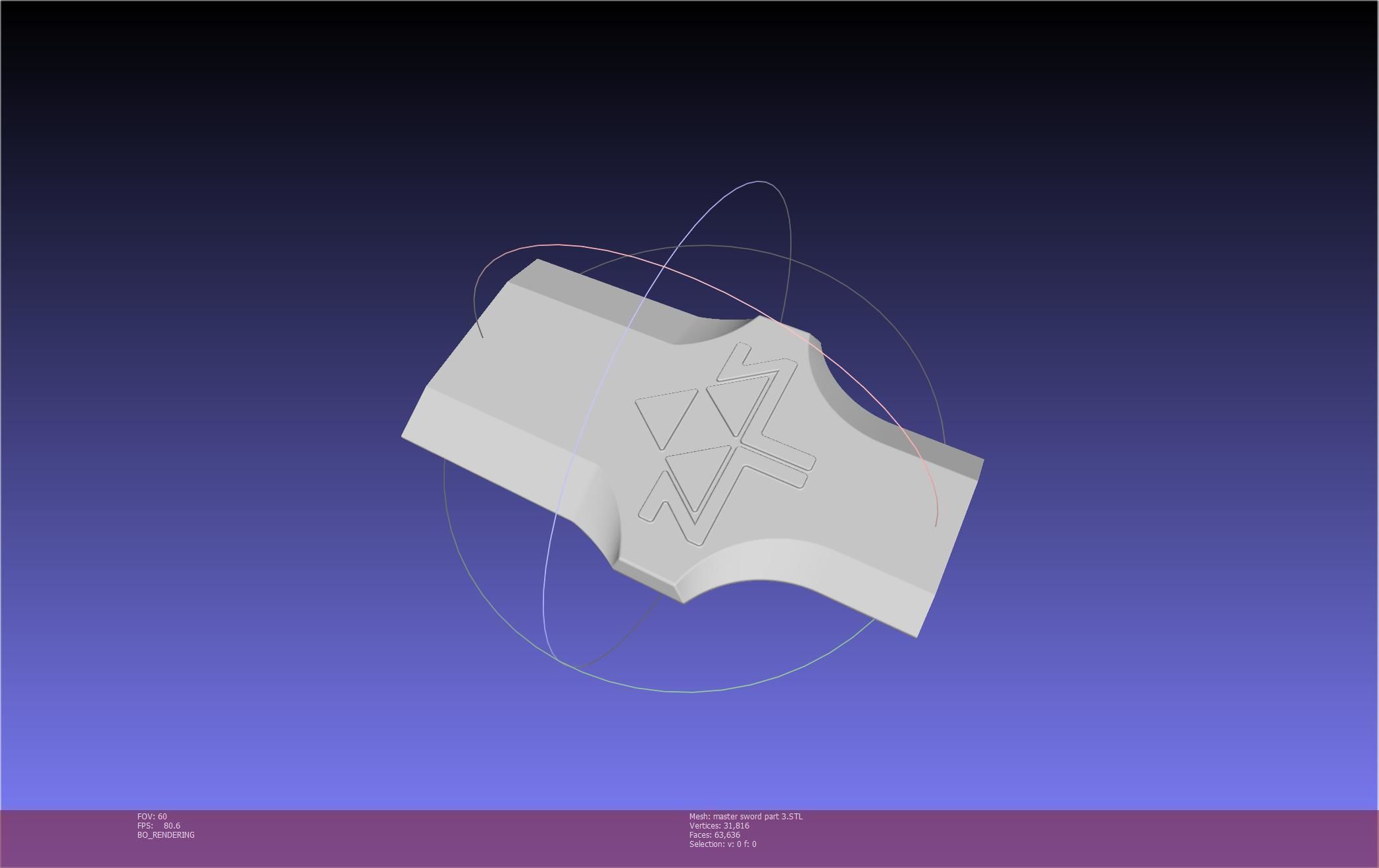 Zelda Master Sword Printable Assembly 3D print model_130