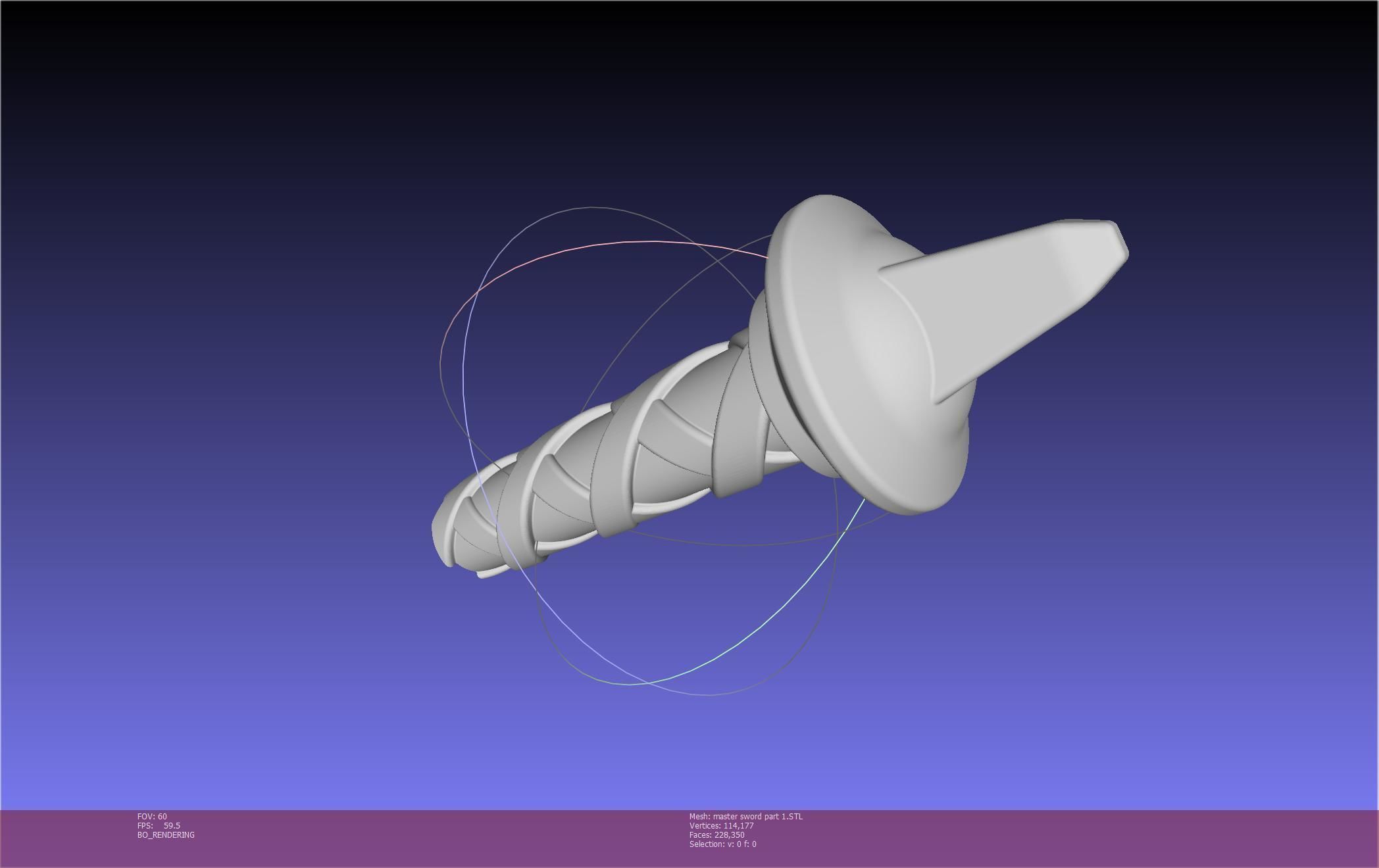 Zelda Master Sword Printable Assembly 3D print model_109