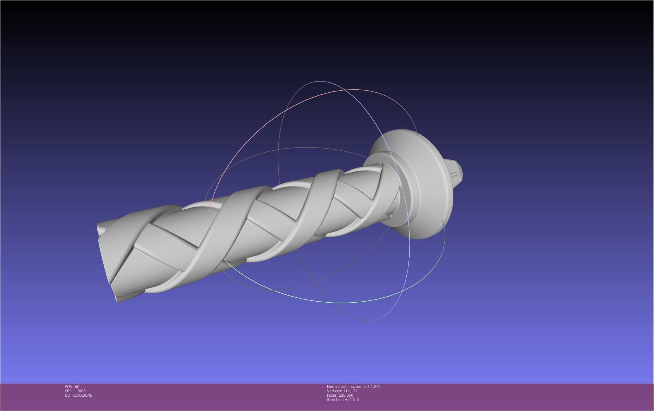 Zelda Master Sword Printable Assembly 3D print model_105