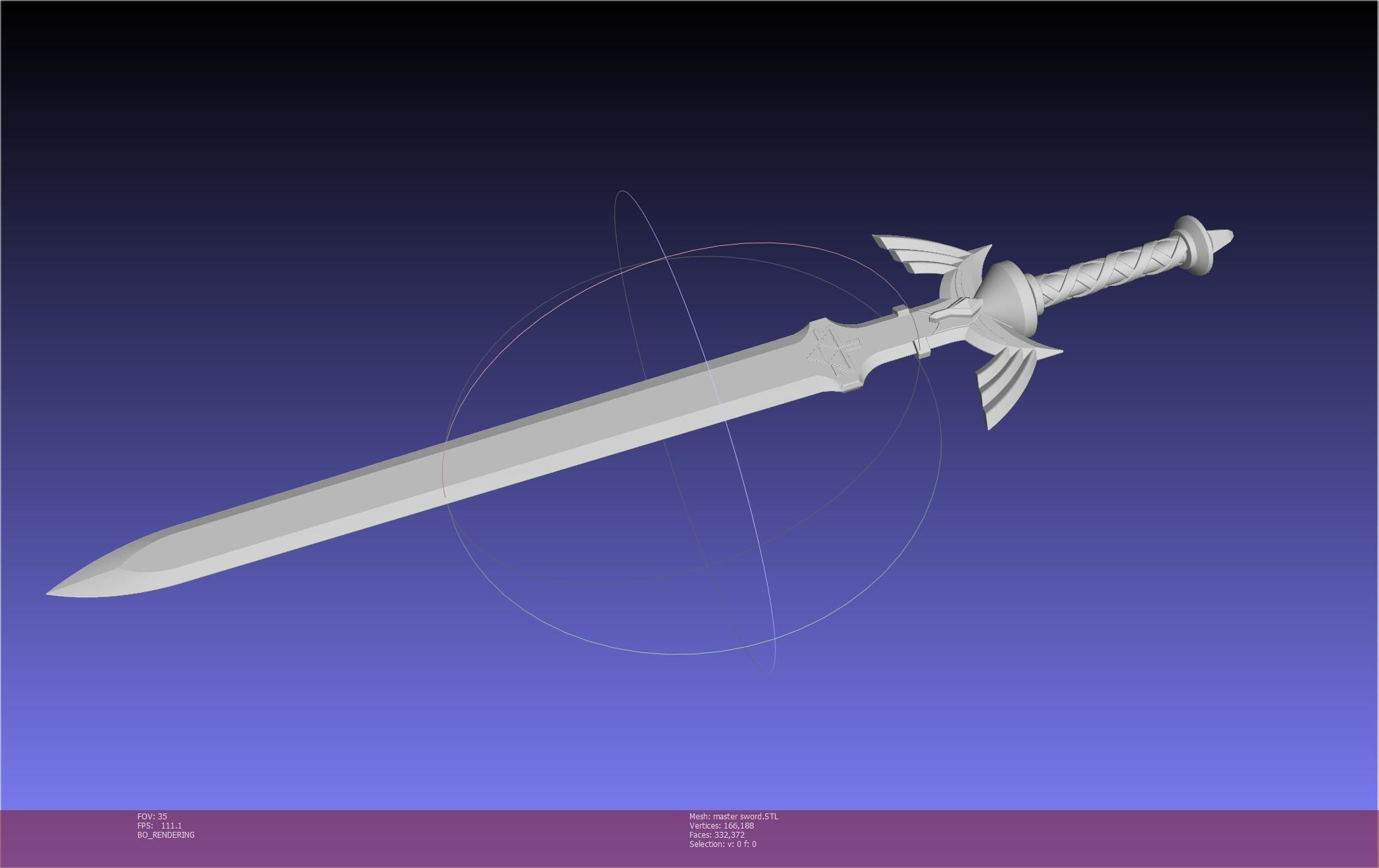 Zelda Master Sword Printable Assembly 3D print model_101