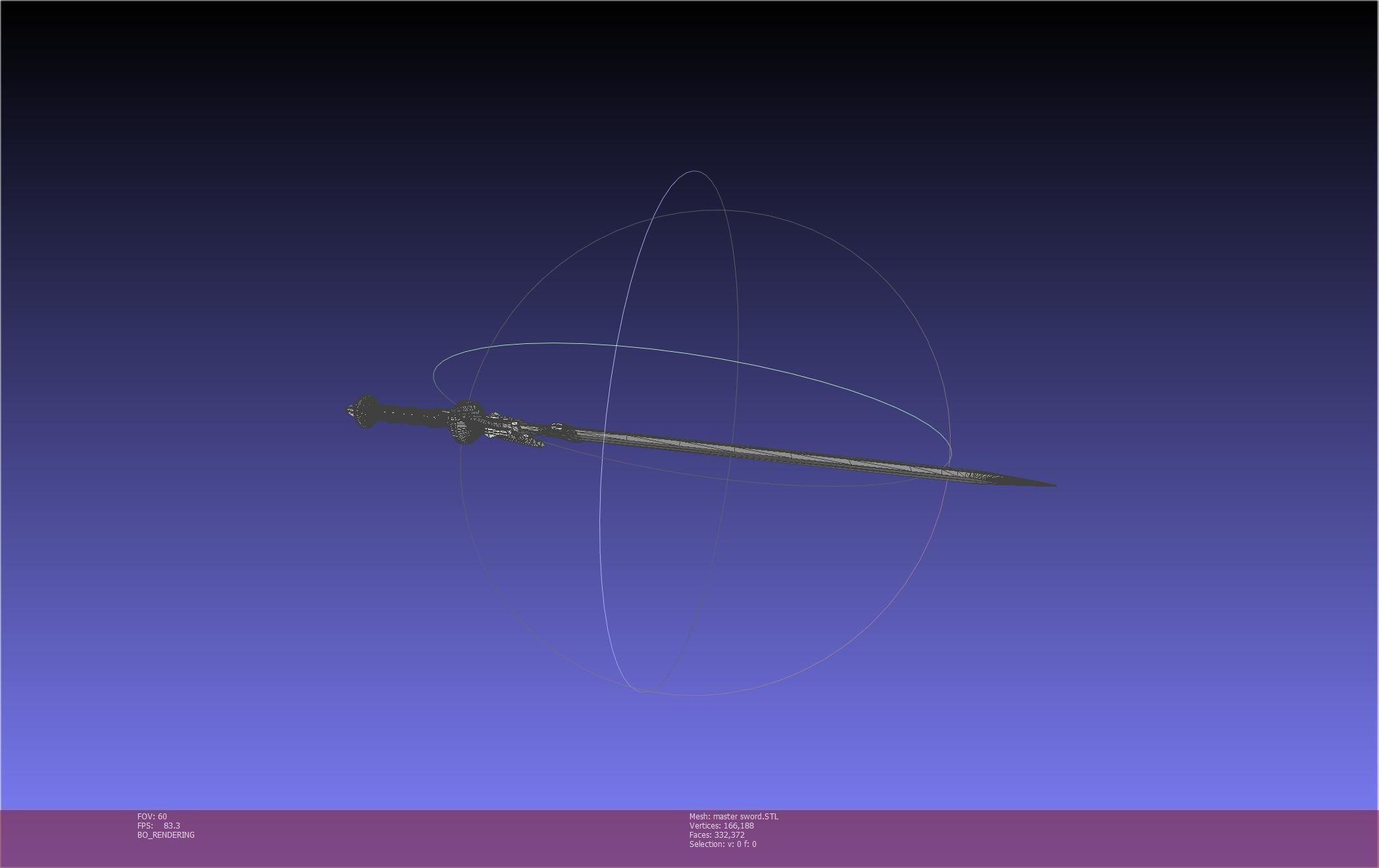 Zelda Master Sword Printable Assembly 3D print model_46