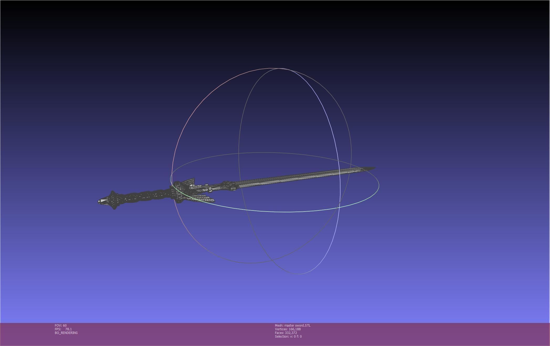 Zelda Master Sword Printable Assembly 3D print model_26