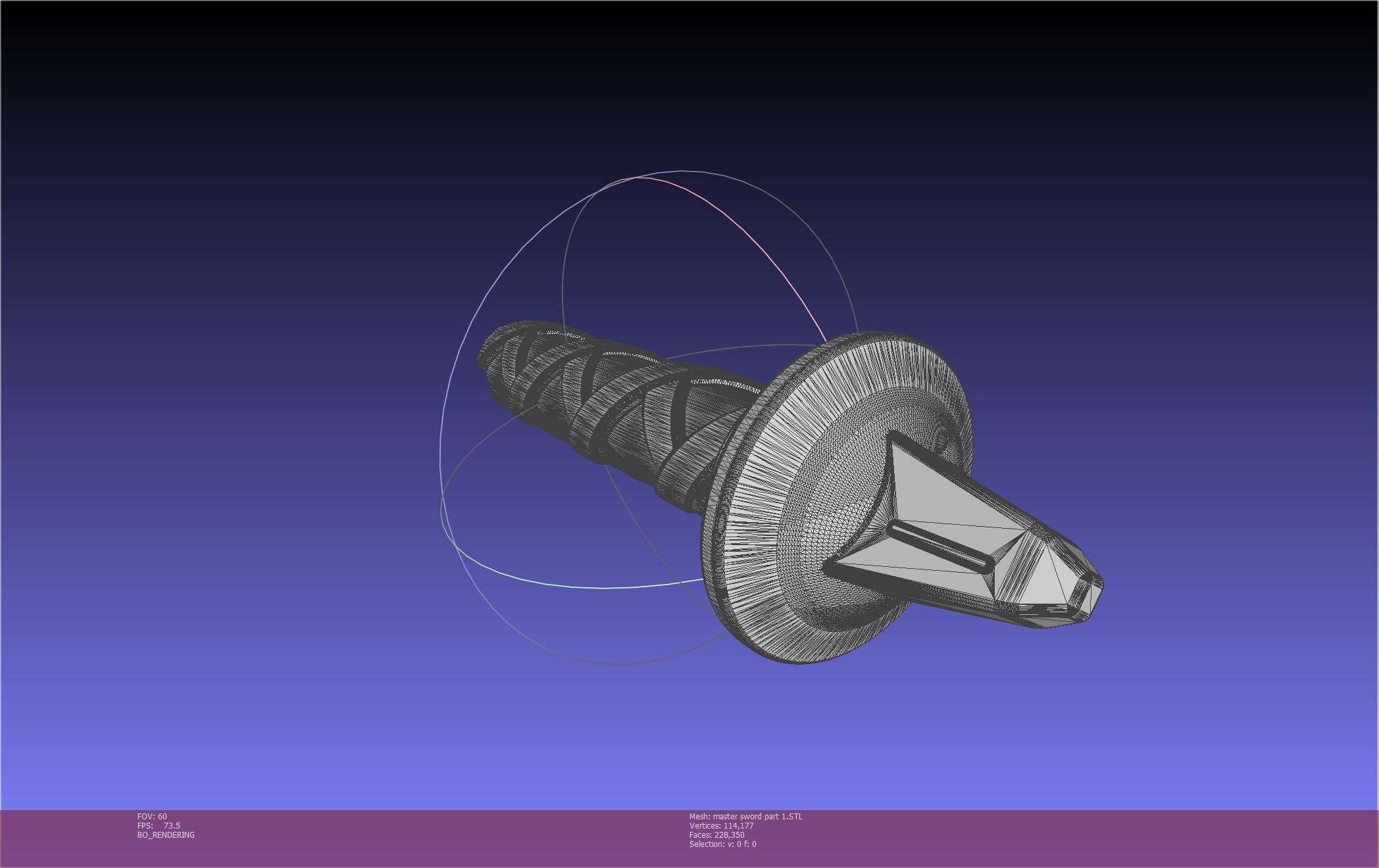 Zelda Master Sword Printable Assembly 3D print model_102