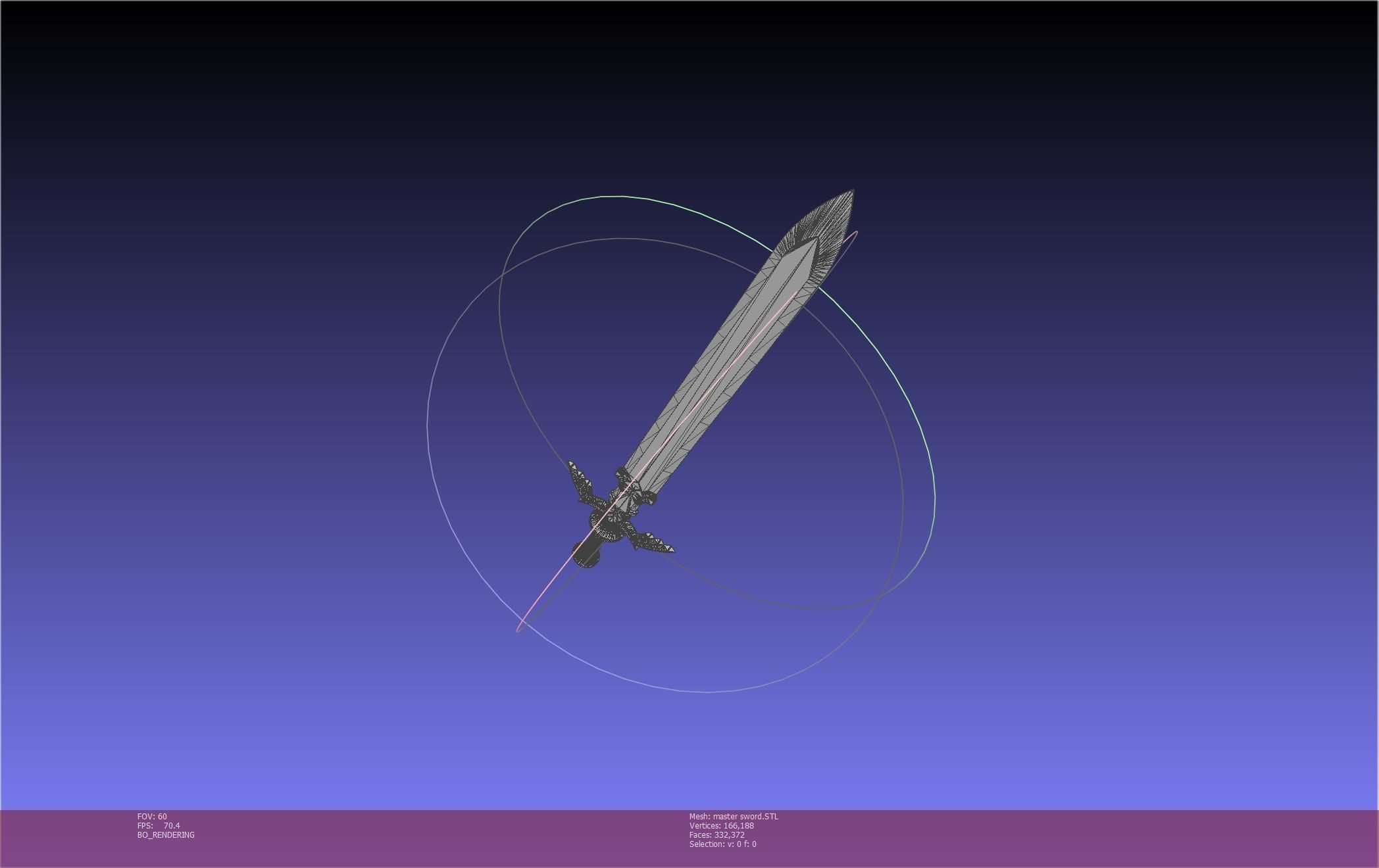 Zelda Master Sword Printable Assembly 3D print model_44