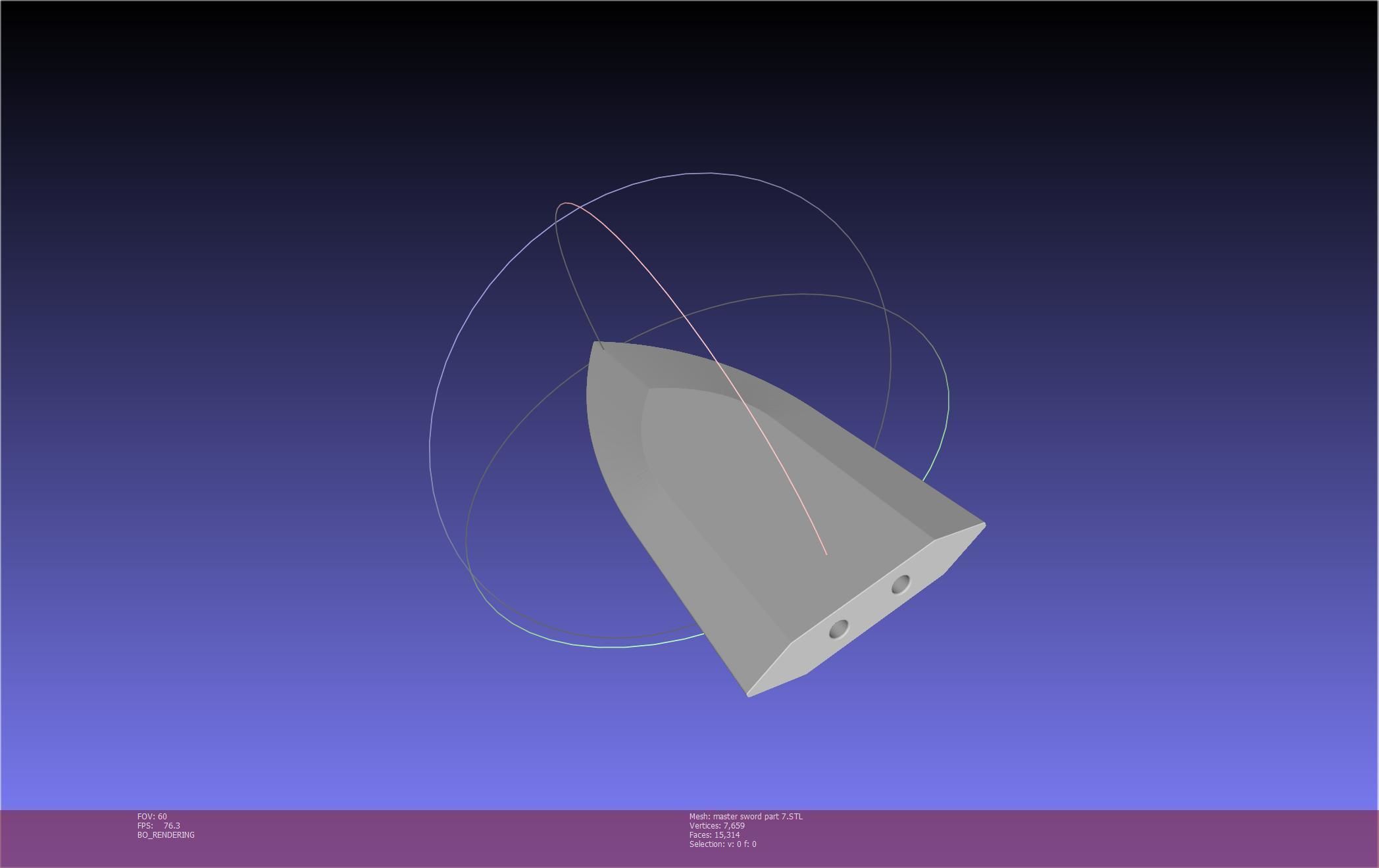 Zelda Master Sword Printable Assembly 3D print model_138