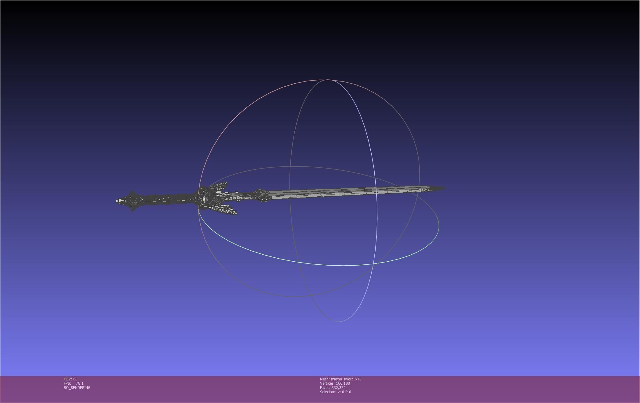 Zelda Master Sword Printable Assembly 3D print model_43