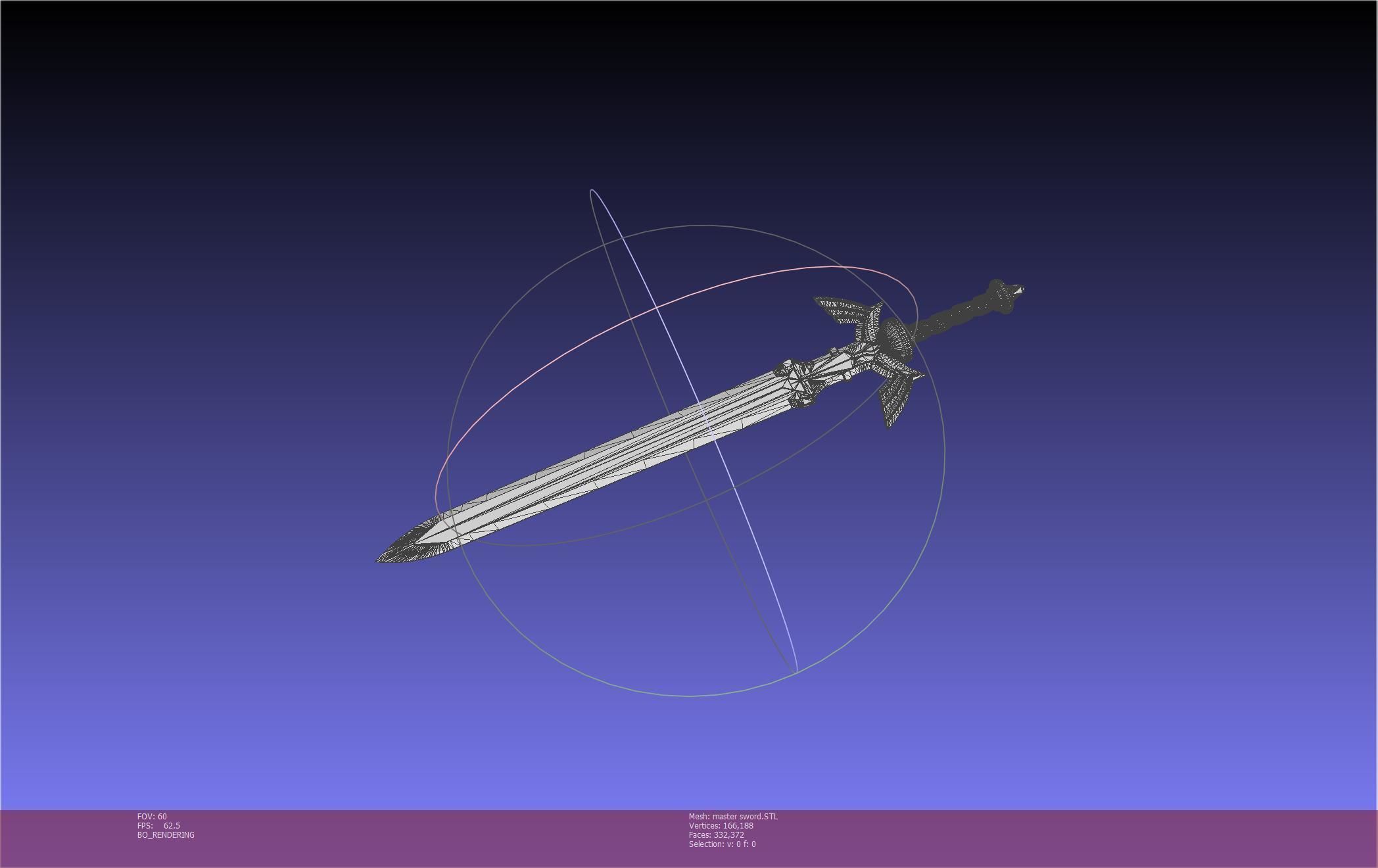 Zelda Master Sword Printable Assembly 3D print model_31