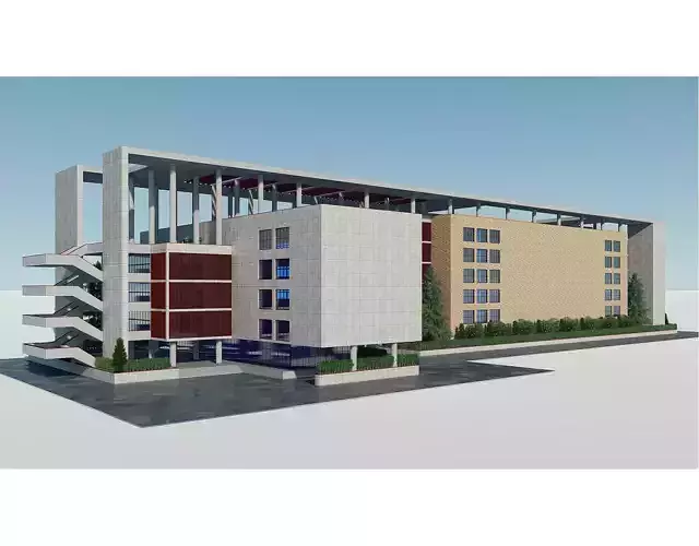 Office Building 1 3D model