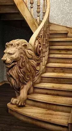 Lion Baluster  3D model