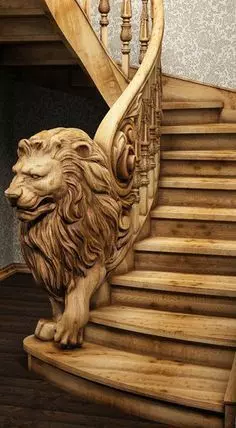 Lion Baluster 3D model
