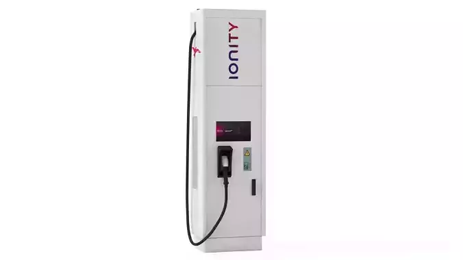 EV Ionity Charging Station 1 3D model