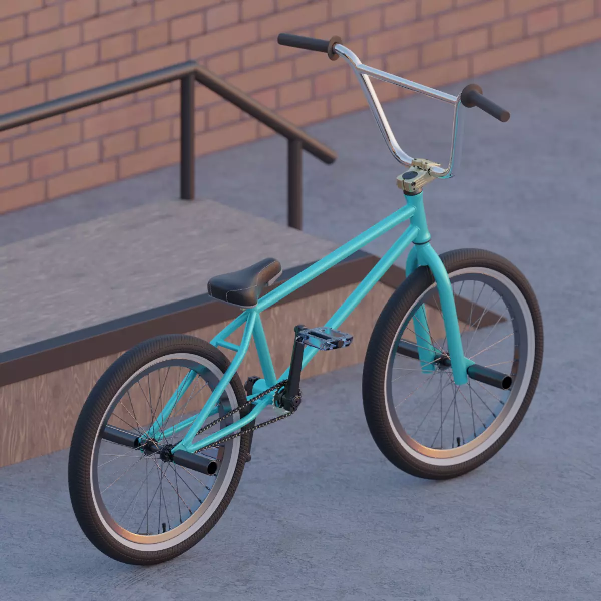 BMX Bike 3D model