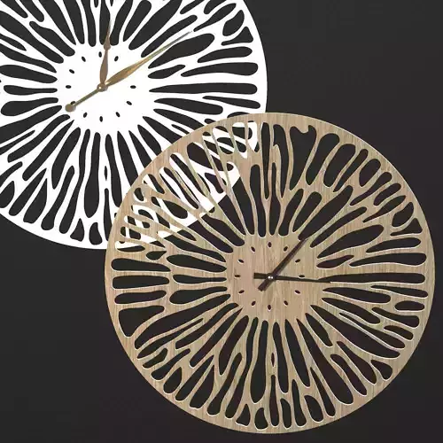 Large Wall Clock Dragonfly