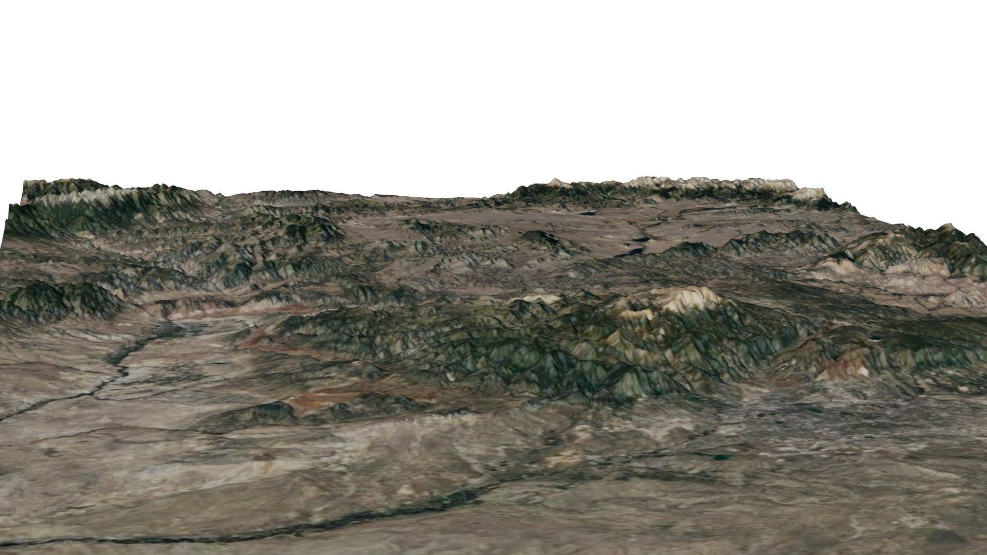 Pikes Peak 3D model_1