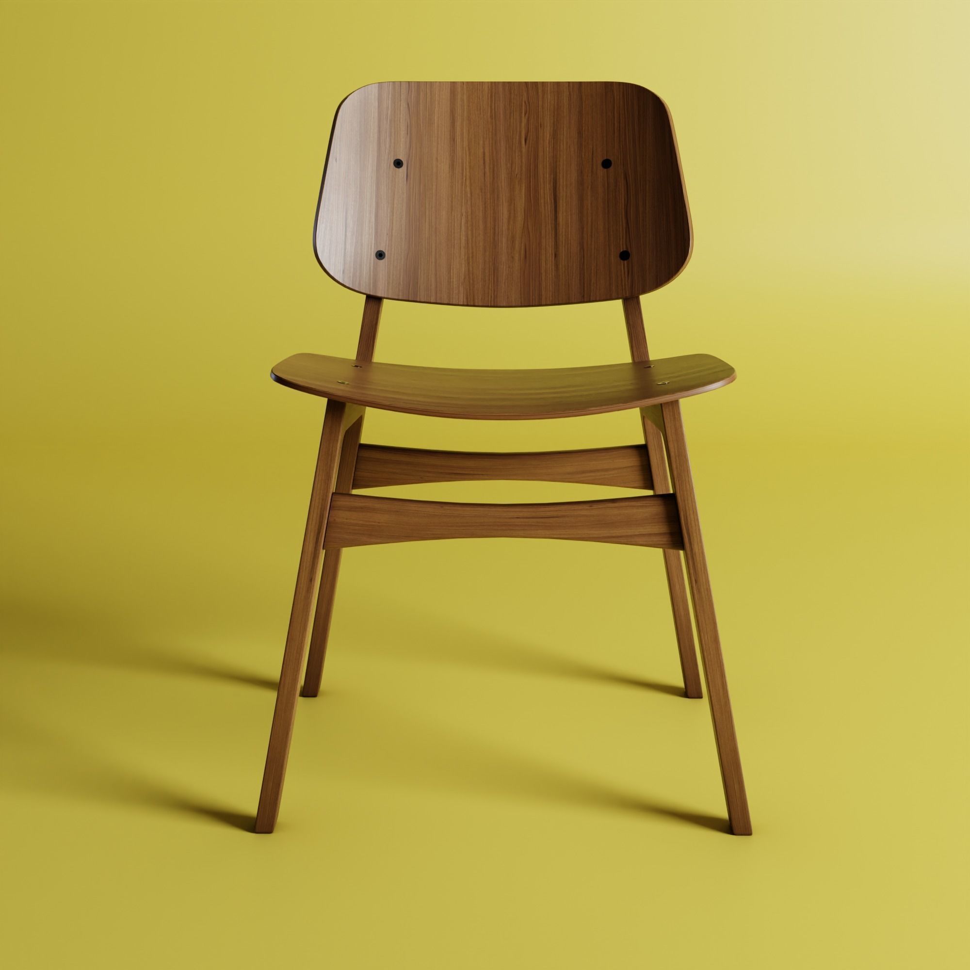 Fredericias Soborg Chair - Silla Fredericias Soborg Free 3D model_1