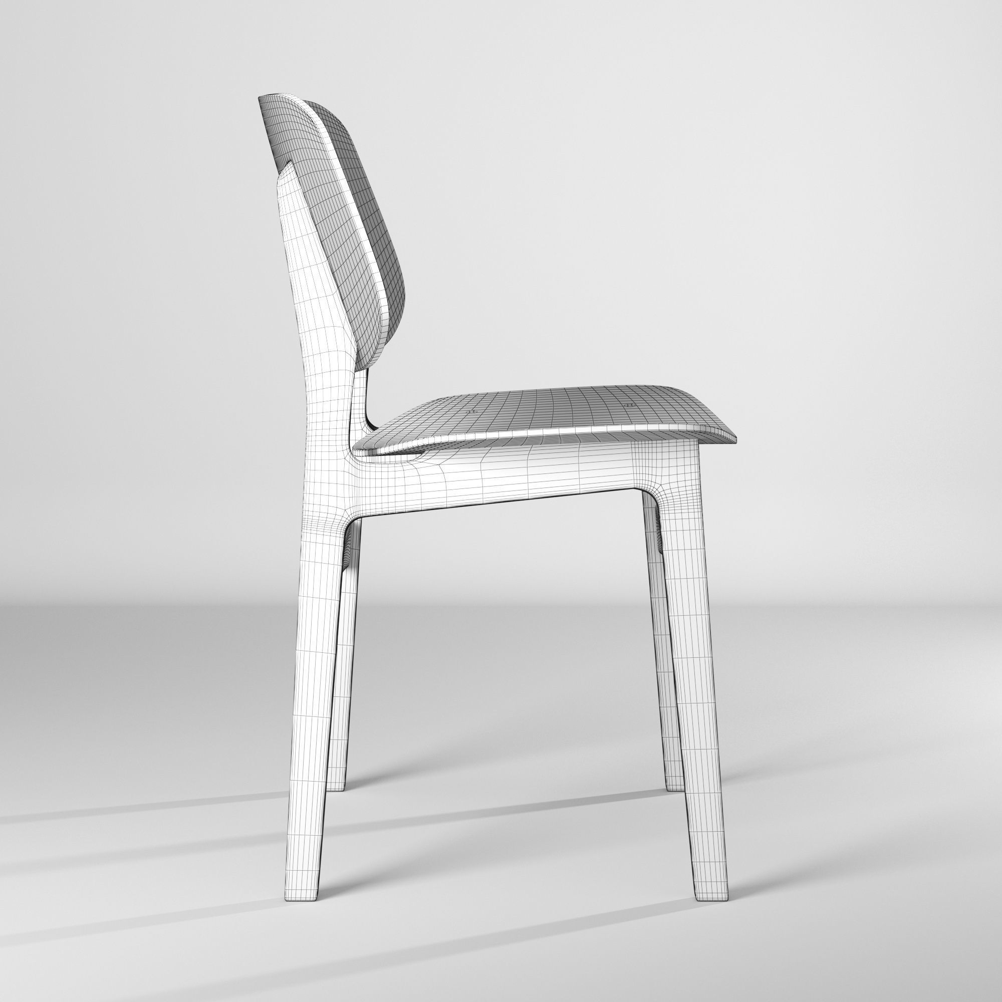 Fredericias Soborg Chair - Silla Fredericias Soborg Free 3D model_4