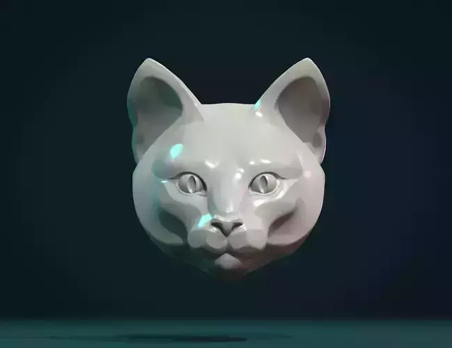 Cat Head 3D print model