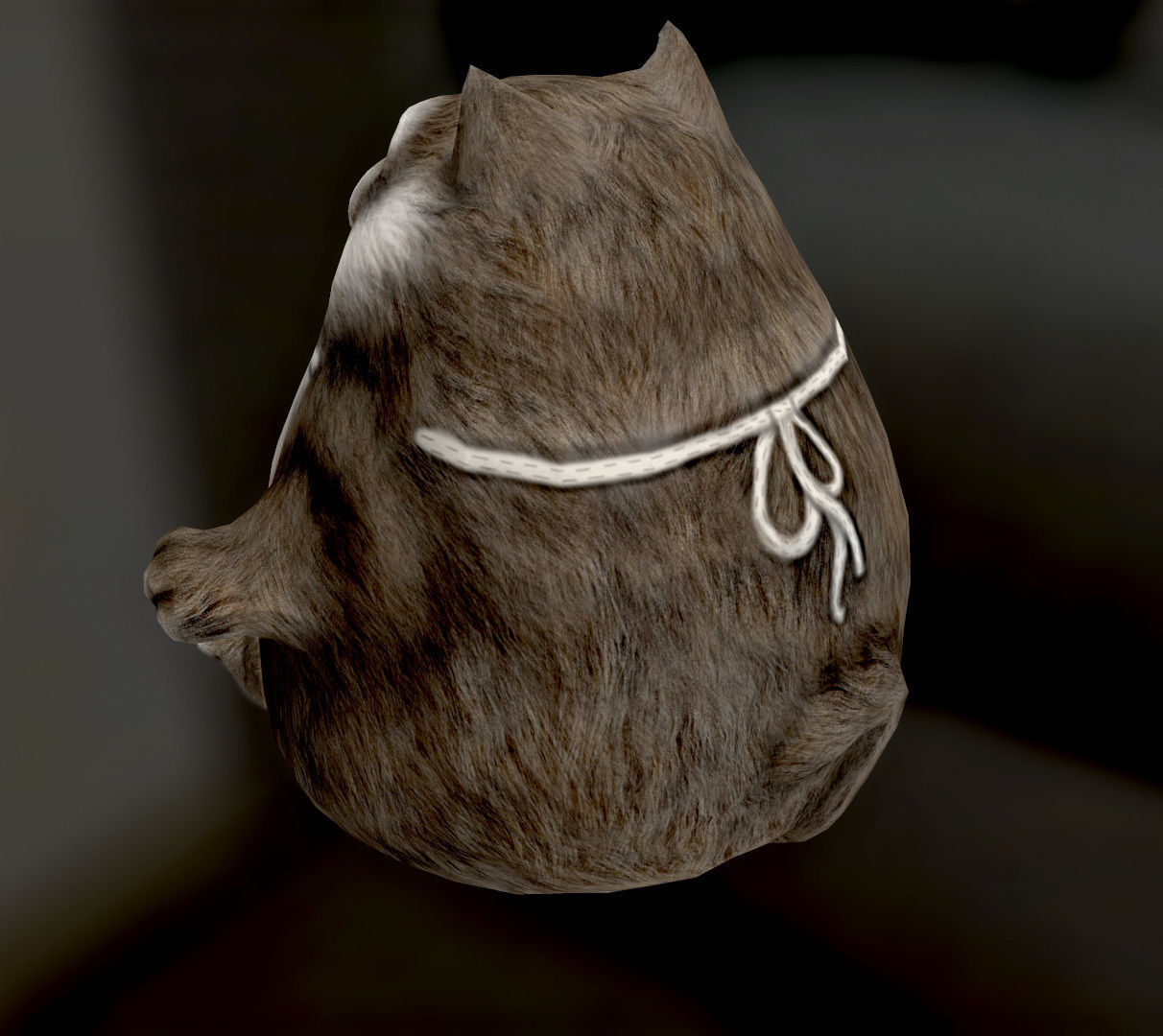 Mike cat Low-poly 3D model_4