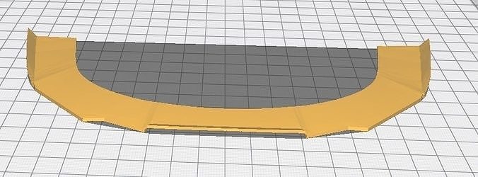 Front Lip for Super Car 1 10 RC 3D print model