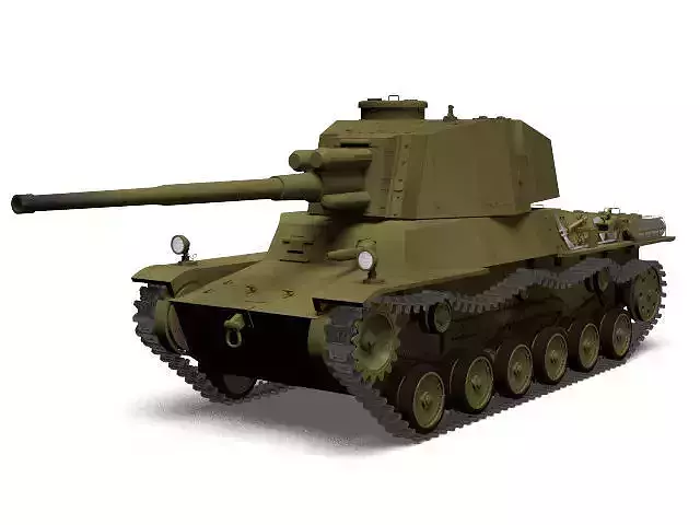Type3 medium tank Chi nu Long barrel type