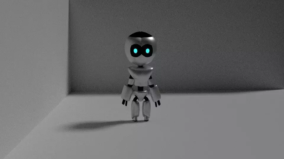 Troppoy Robot Free low-poly 3D model