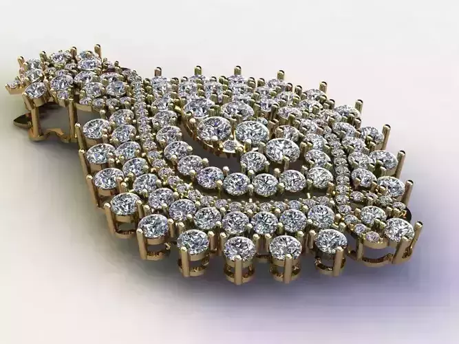 Woman Solitaire Pendant 2020 for gem with size gem detail 