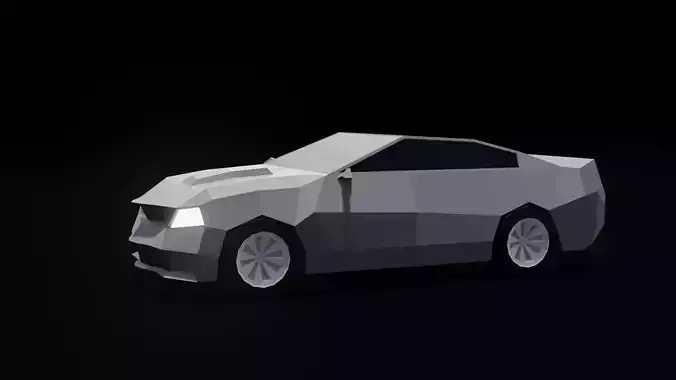 lowpoly car