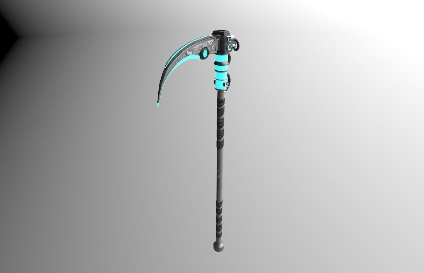 Tech Scikle  Low-poly 3D model_1