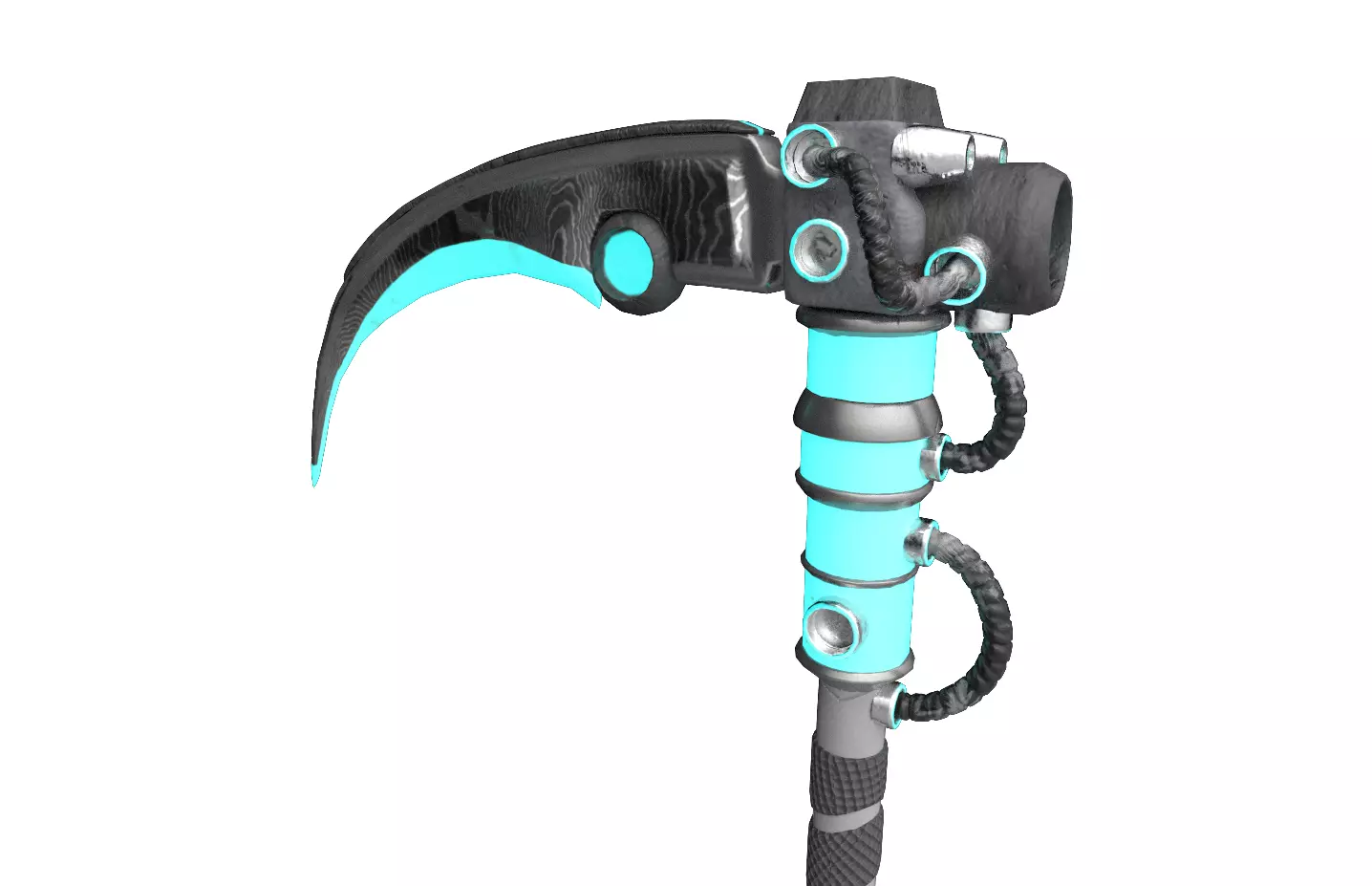 Tech Scikle  Low-poly 3D model_0