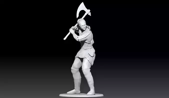 Viking Miniature Shield Maiden 