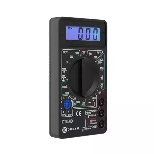 DT830D LCD Digital Multimeter Electric Voltmeter Ammeter