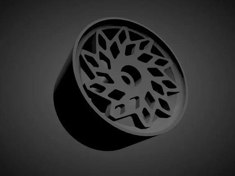 WCI MD1 rims with Brakes and tires for Hot Wheels 3D print model