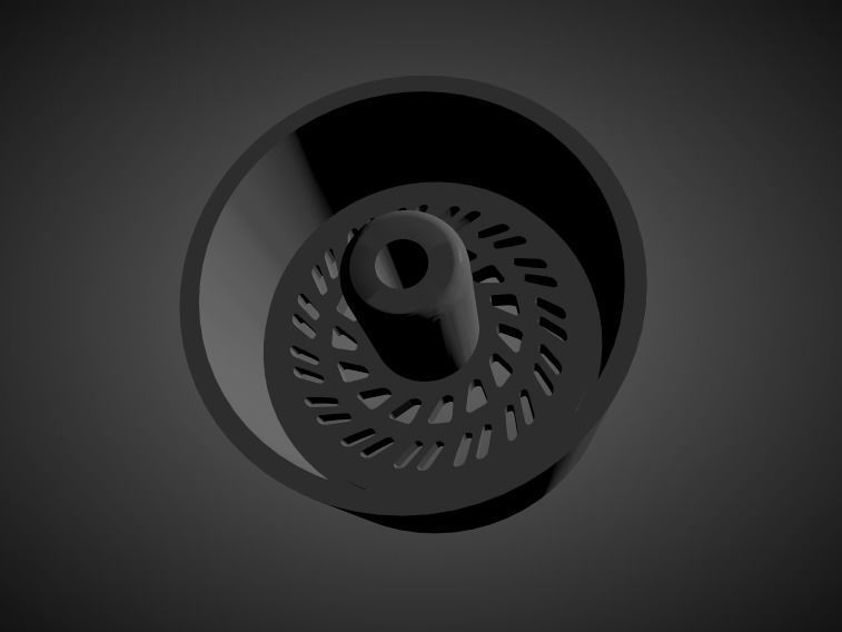 WCI LP1 rims with Brakes and tires for Hot Wheels 3D print model_1