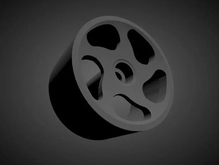 WCI CC10 rims with Brakes and tires for Hot Wheels 3D print model_0