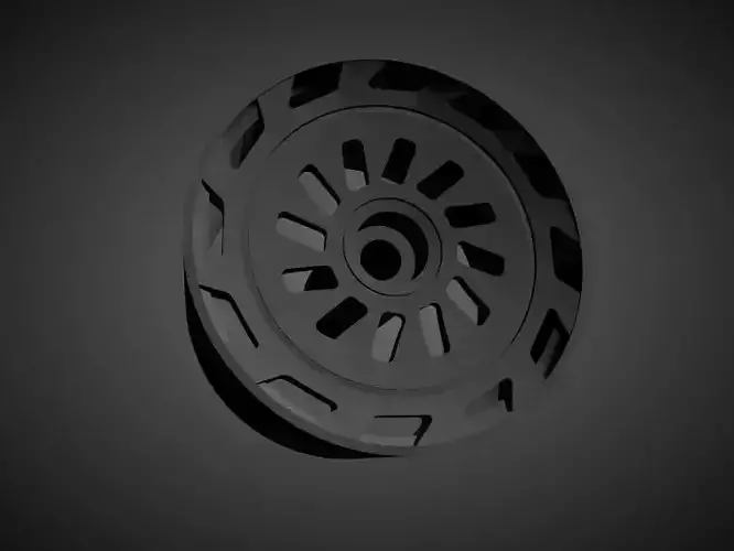 RADI8 R8T12 rims with Brakes and tires for Hot Wheels