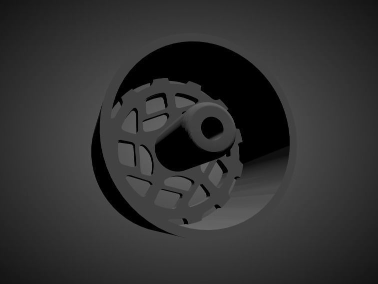 RADI8 R8CM9 rims with Brakes and tires for Hot Wheels 3D print model_1