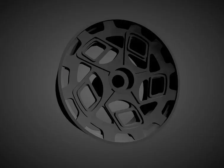 RADI8 R8CM9 rims with Brakes and tires for Hot Wheels 3D print model_0