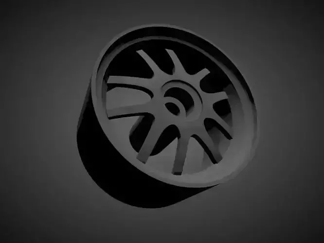 Enkei PF01 rims with Brakes and tires for Hot Wheels