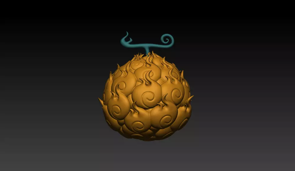 Mera Mera no Mi  One Piece Devil Fruit 3D print model_0