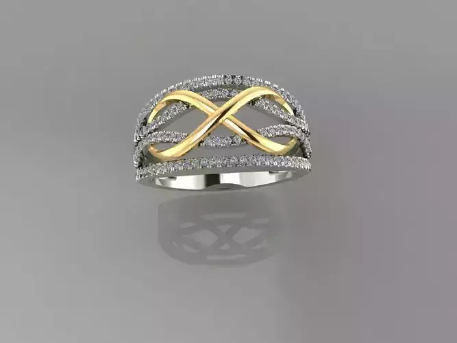 3D Print Ring Model 52