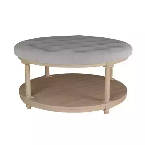 Pottery Barn Berlin Round Ottoman