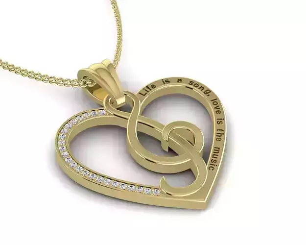Pendant LOVE IS THE MUSIC