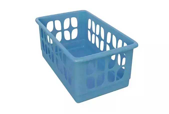 plastic laundry basket