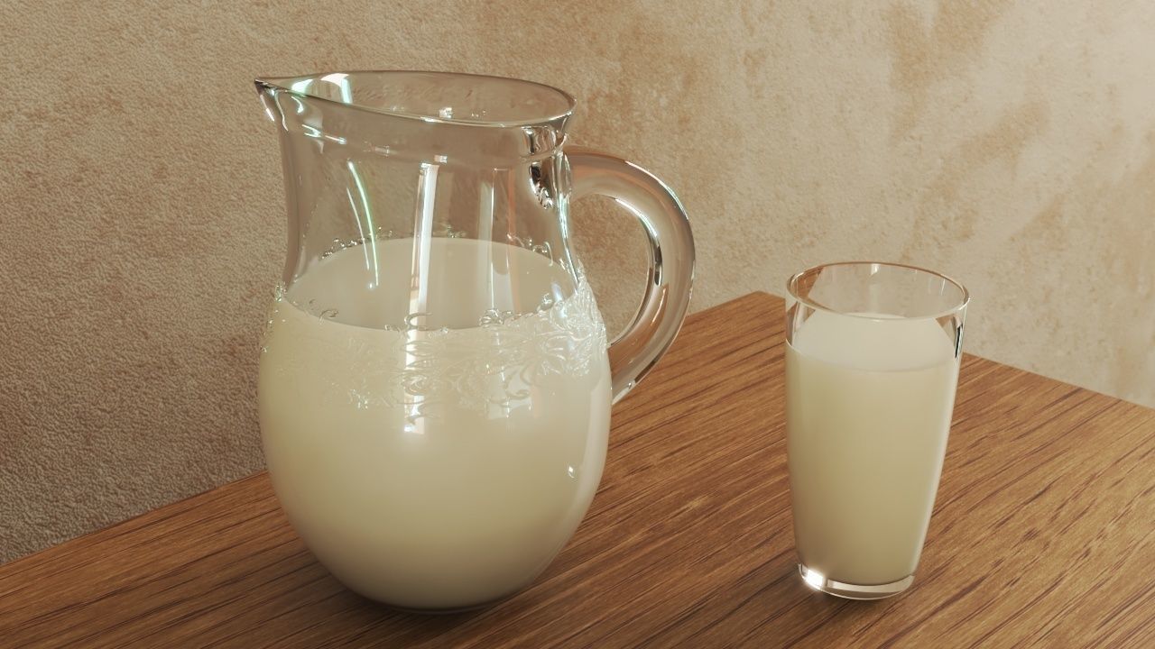 Glass Jug 3D model_1