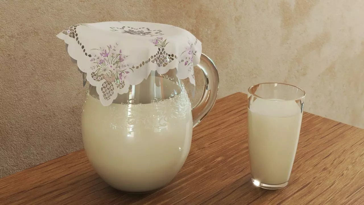 Glass Jug 3D model_0