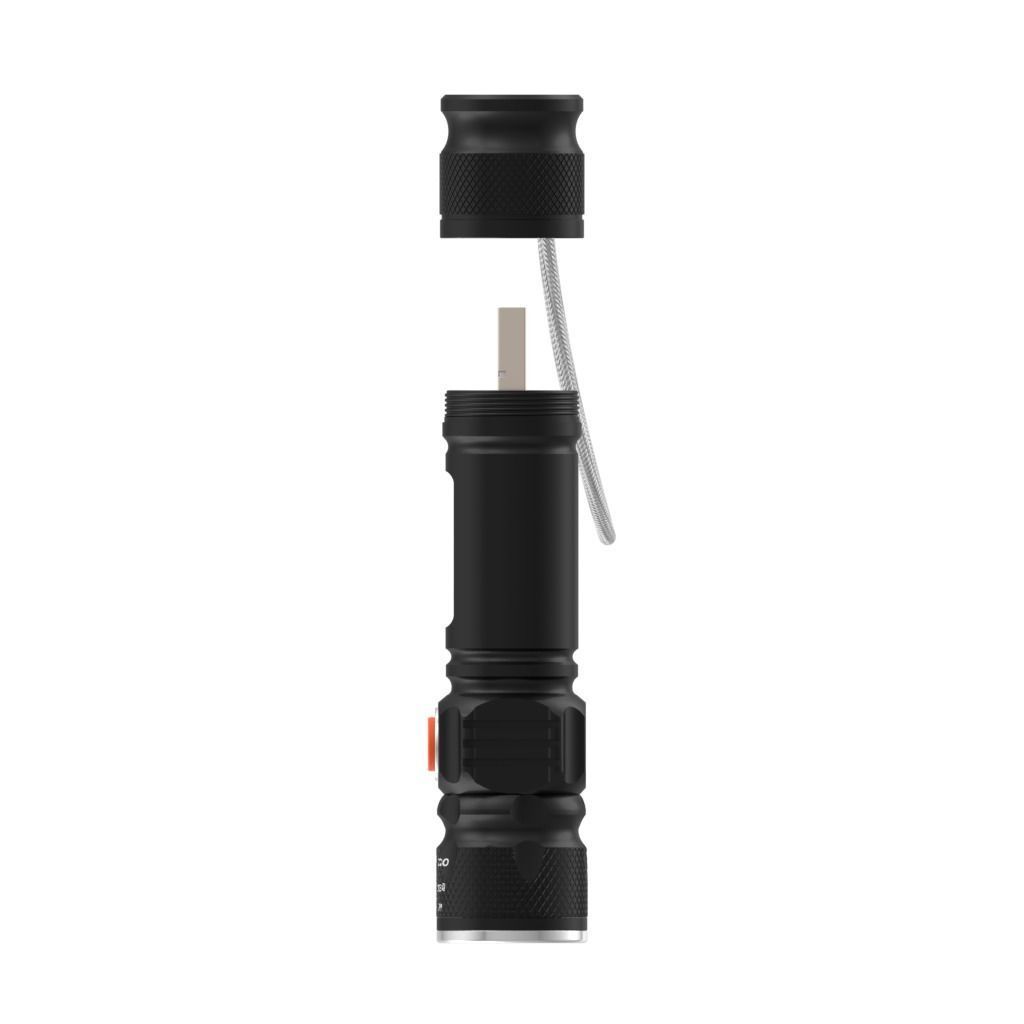 Flashlight MX515 3D model_2