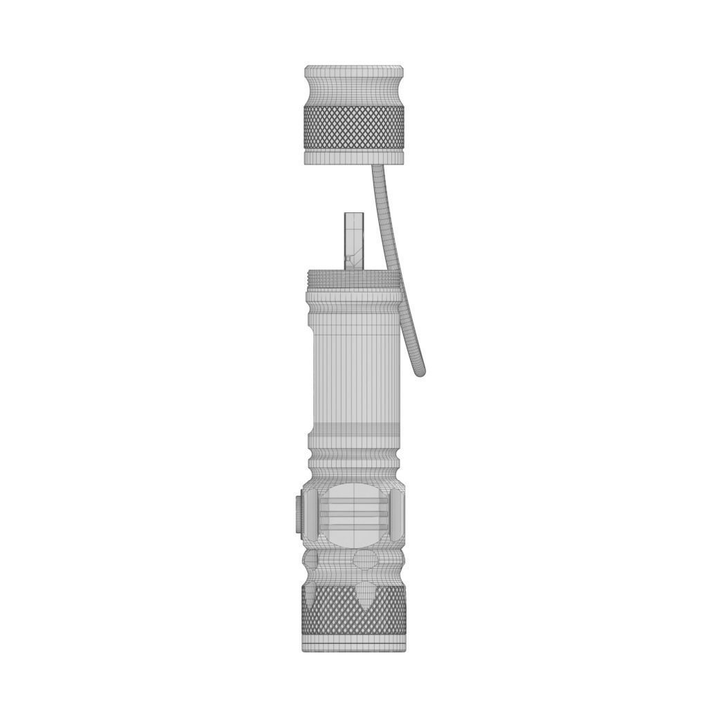 Flashlight MX515 3D model_5